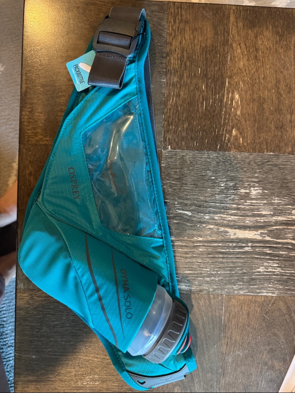 OSPREY Teal Dyna Solo Waist Pack with Bottle